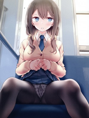 [嘘つき屋 (大嘘)] 通勤道中であの娘がぱんつを見せてくる本 2 [靴下汉化组] [DL版]_Oouso2_0007