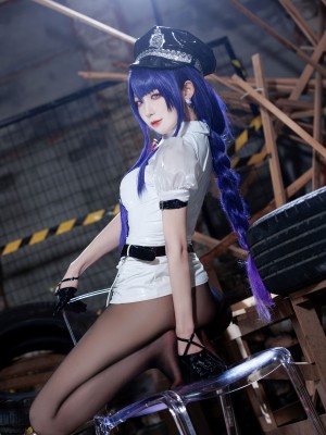 封疆疆v 雷电将军 女警 Raiden genshin_26