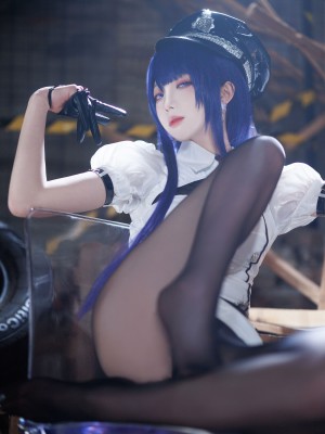 封疆疆v 雷电将军 女警 Raiden genshin_29