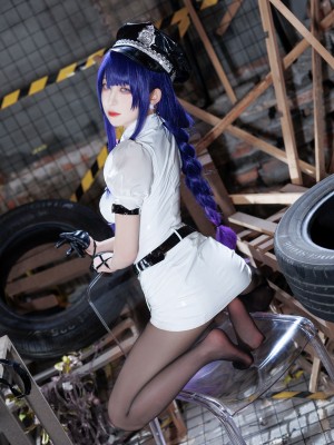 封疆疆v 雷电将军 女警 Raiden genshin_25