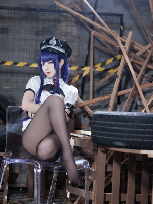 封疆疆v 雷电将军 女警 Raiden genshin_27