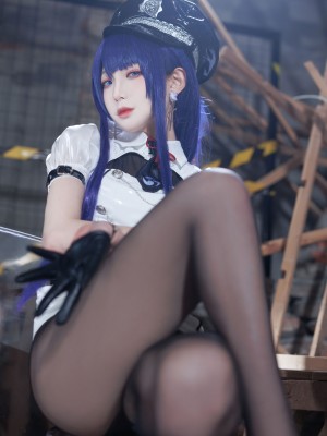 封疆疆v 雷电将军 女警 Raiden genshin_28