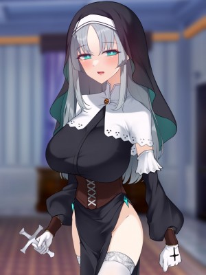 [雨音連鎖予報 (倉崎あや)] シスタークロエの祓魔報告―淫魔に敗北した姉さんは皆の前で再び辱められる―_377