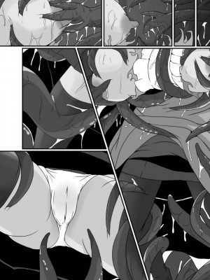 [憑依の刻 (しまかわ)] メスガキ魔法少女は大っ嫌いなざこ妖魔に体を取り込まれたので感覚遮断の魔法を使って朝まで耐える [中国翻訳] [DL版]_065