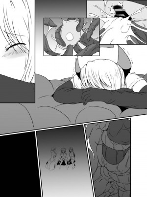 [憑依の刻 (しまかわ)] メスガキ魔法少女は大っ嫌いなざこ妖魔に体を取り込まれたので感覚遮断の魔法を使って朝まで耐える [中国翻訳] [DL版]_092