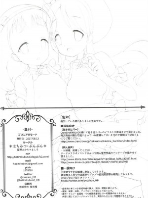 (C92) [＊はちみつ・ぶんぶん＊ (藍琴まかろ、藍琴ましろ)] プリンアラモード (キラキラ☆プリキュアアラモード)_13
