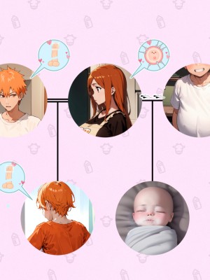 (同人CG集) [パニックアメリカ] エロ●キに催●支配された黒崎家、托卵赤ちゃん出産 （BLEACH）_122_jpg_122