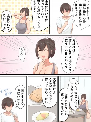 [白雲ゼン] お祝いにお母さんが筆おろししてくれた話_03