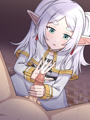 [栗飴くるる] フリーレン、亀頭責め [蔡徐坤个人汉化]_09