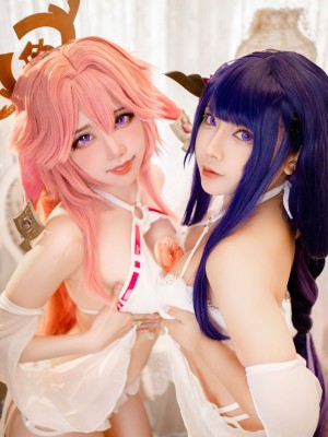 Sayo Momo x Sally Dorasnow - Raiden Yae_09