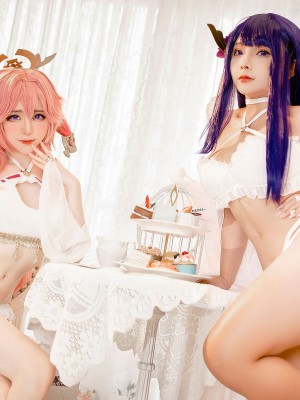 Sayo Momo x Sally Dorasnow - Raiden Yae_16