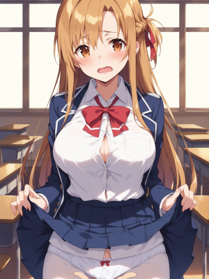 (同人CG集) [ぶるーと] 帰還者学園の巨乳コンビが催●おじさんに寝取られ孕まされる話 (ソードアート・オンライン)_122_By_zhonyk_009r