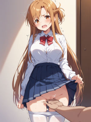 (同人CG集) [ぶるーと] 帰還者学園の巨乳コンビが催●おじさんに寝取られ孕まされる話 (ソードアート・オンライン)_175_By_zhonyk_066r