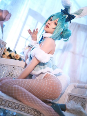 [如月夏巳] 初音未来 兔女郎cos_02