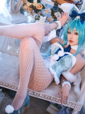 [如月夏巳] 初音未来 兔女郎cos_08