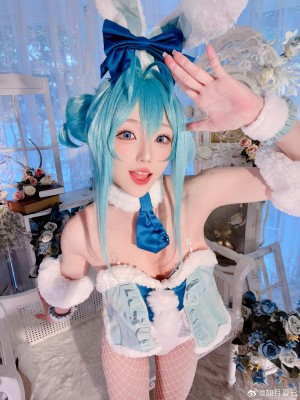 [如月夏巳] 初音未来 兔女郎cos_22