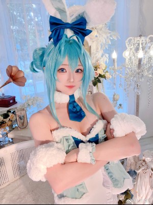 [如月夏巳] 初音未来 兔女郎cos_19