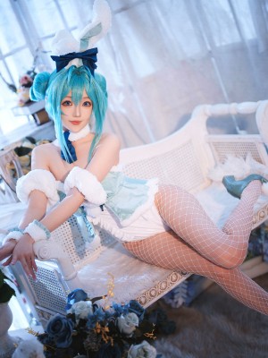 [如月夏巳] 初音未来 兔女郎cos_10