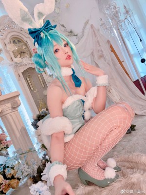 [如月夏巳] 初音未来 兔女郎cos_25