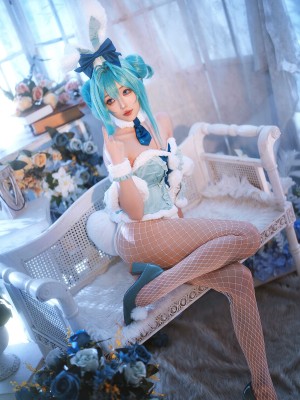 [如月夏巳] 初音未来 兔女郎cos_07