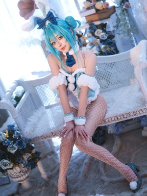 [如月夏巳] 初音未来 兔女郎cos_16