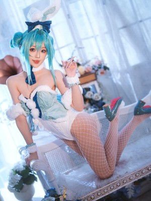 [如月夏巳] 初音未来 兔女郎cos_14