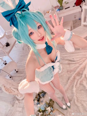 [如月夏巳] 初音未来 兔女郎cos_27