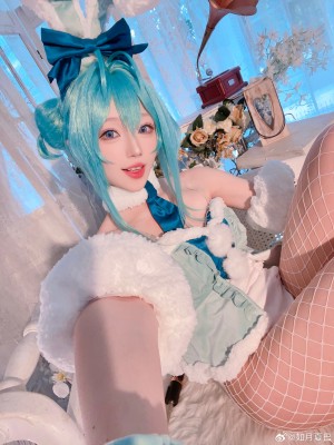 [如月夏巳] 初音未来 兔女郎cos_28