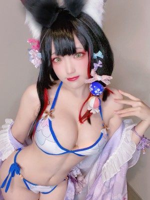 Mime 弥美 - 蔚藍檔案 狐坂若藻 泳裝Ver_17