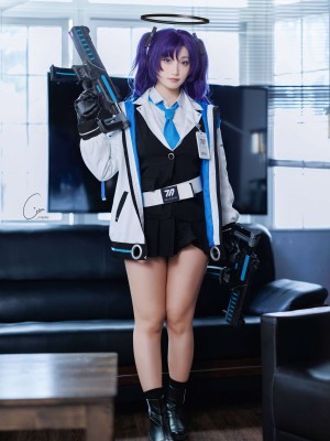 Cien cosplay 蔚蓝档案-优香_02