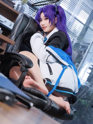 Cien cosplay 蔚蓝档案-优香_33