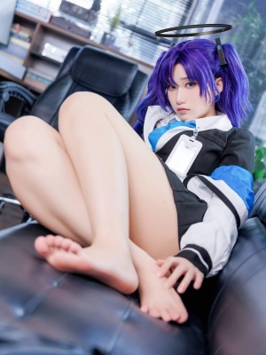 Cien cosplay 蔚蓝档案-优香_26