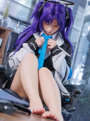 Cien cosplay 蔚蓝档案-优香_34