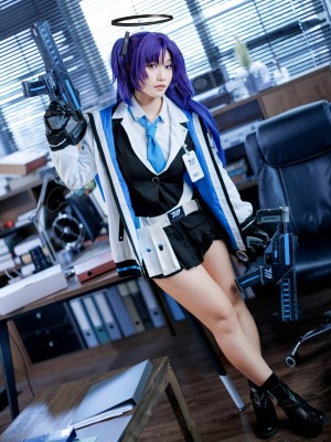 Cien cosplay 蔚蓝档案-优香_03