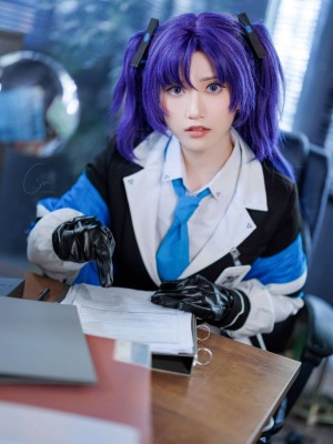 Cien cosplay 蔚蓝档案-优香_07