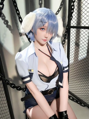Hoshilily (星之迟迟) Rem Dog-Eared Police Officer - ReZero_091