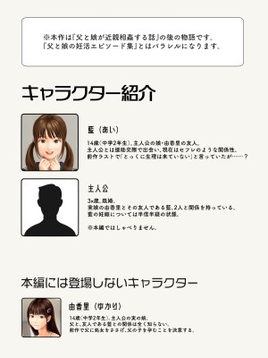 (同人CG集) [ミリンコウ] 娘の友人のJCに子どもを産ませる話_002_001