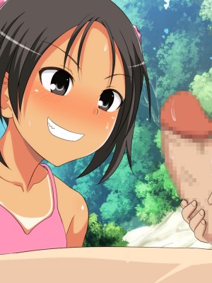 (同人CG集) [ホワイトノート] 公園でオナニーしてたらエロいことに興味津々のロ〇っ娘に見つかって性的にイジめられる話_081_07