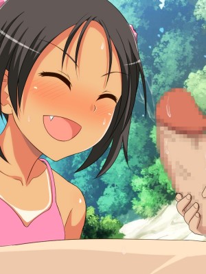 (同人CG集) [ホワイトノート] 公園でオナニーしてたらエロいことに興味津々のロ〇っ娘に見つかって性的にイジめられる話_082_08