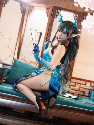 [阿呀被发现了Aya&小和甜酒] 年夕旗袍双人御守_055