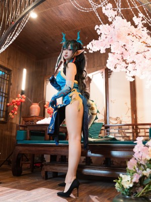 [阿呀被发现了Aya&小和甜酒] 年夕旗袍双人御守_062