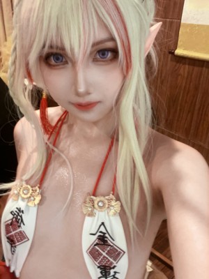 [阿呀被发现了Aya&小和甜酒] 年夕旗袍双人御守_181