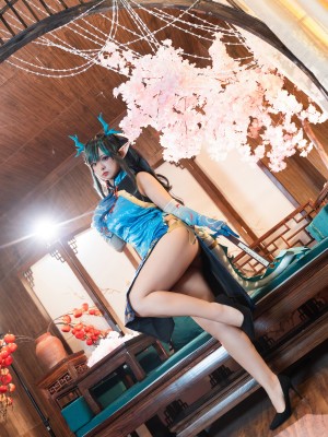 [阿呀被发现了Aya&小和甜酒] 年夕旗袍双人御守_060