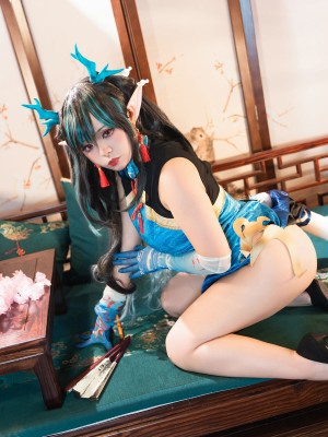 [阿呀被发现了Aya&小和甜酒] 年夕旗袍双人御守_071