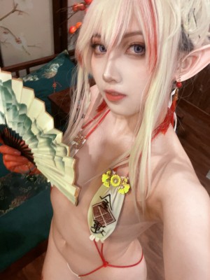 [阿呀被发现了Aya&小和甜酒] 年夕旗袍双人御守_192