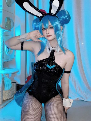 屿鱼 初音 兔女郎_05