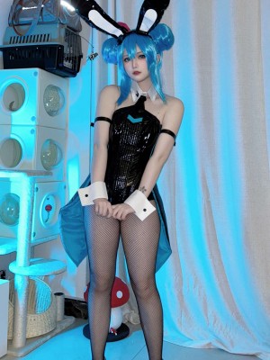 屿鱼 初音 兔女郎_30