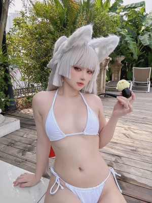 屿鱼 Patreon 朝凪泳装_17