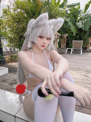 屿鱼 Patreon 朝凪泳装_15