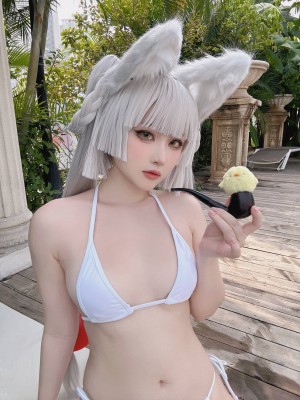 屿鱼 Patreon 朝凪泳装_16